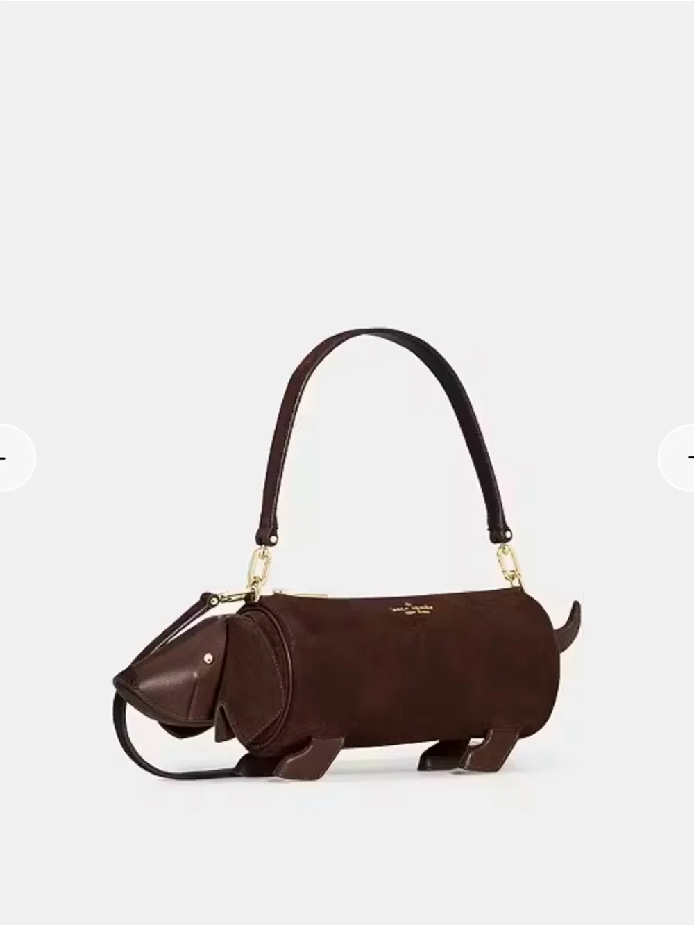 Kate Spade New York Novelty Charlie Dachshund Dog Crossbody Bag